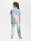 Детская пижама с брюками / Цветная морская пена
