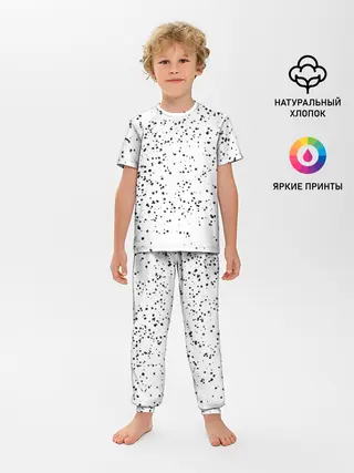 Детская пижама с брюками / Точки
