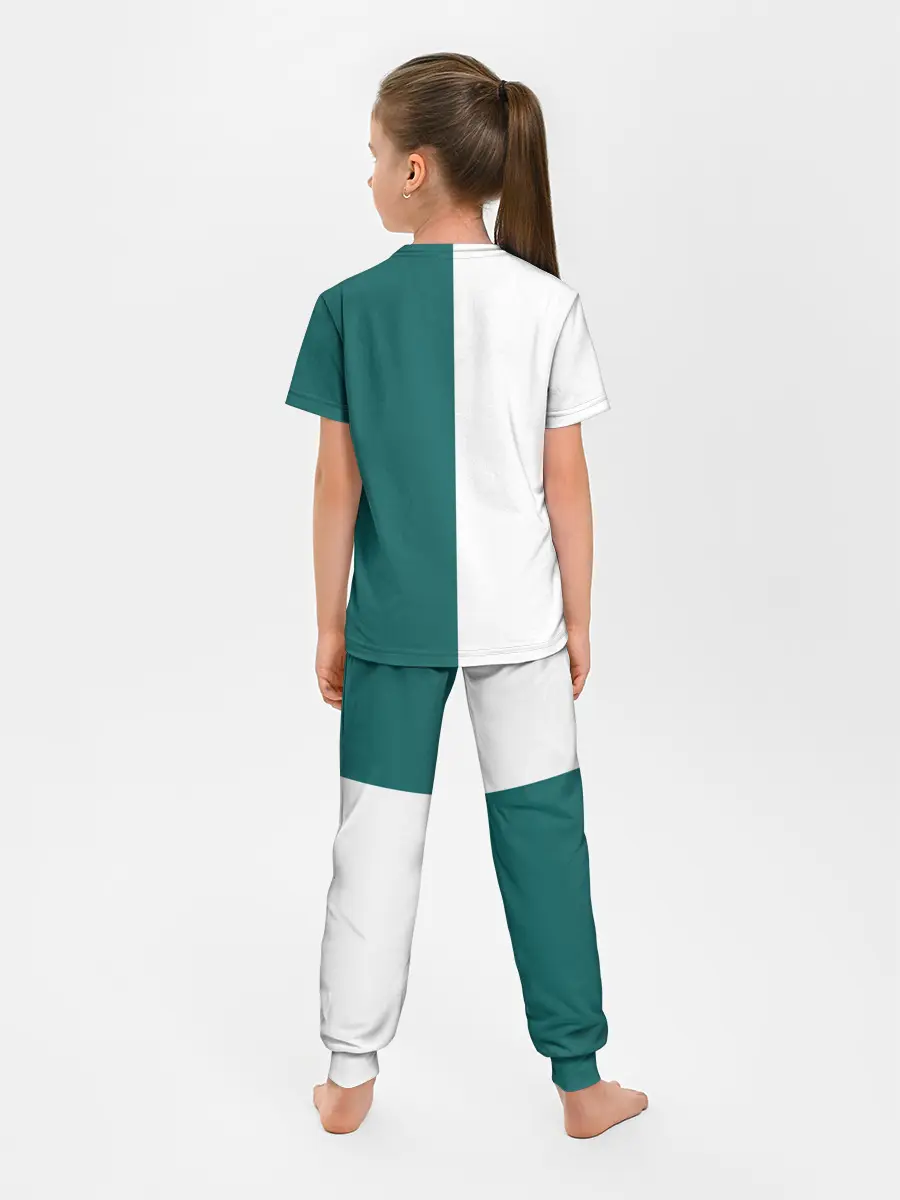 Детская пижама с брюками / ИГРА В КАЛЬМАРА | РУС ЛОГО