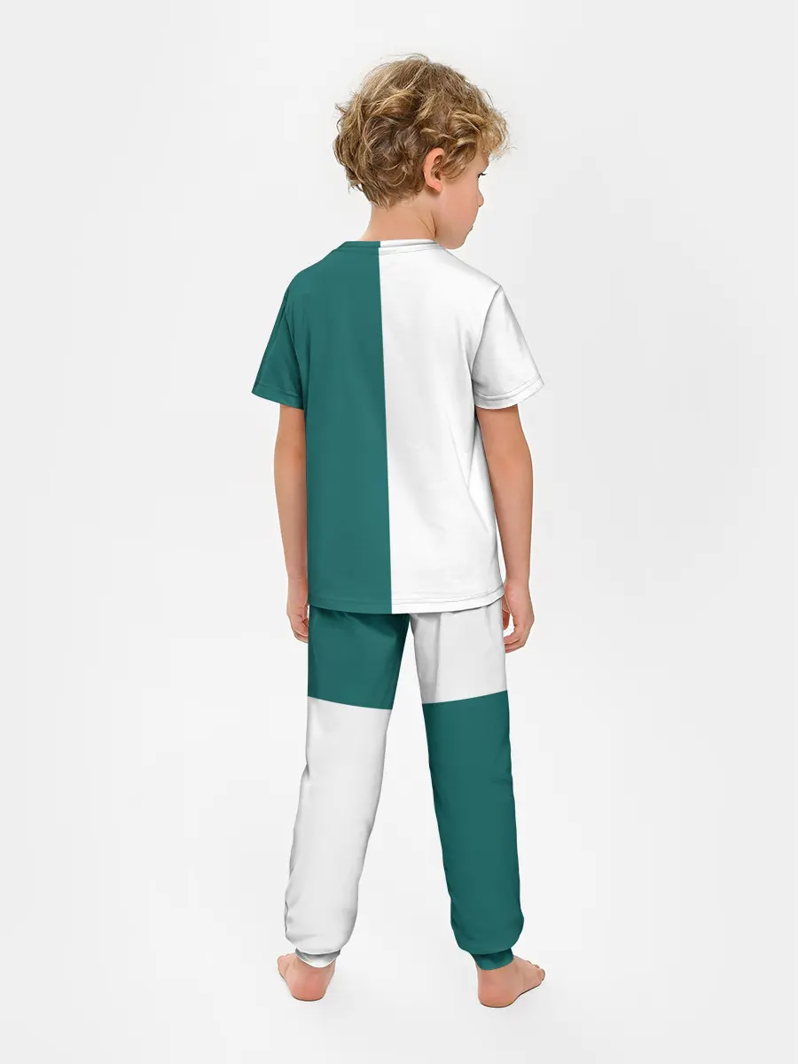 Детская пижама с брюками / ИГРА В КАЛЬМАРА | РУС ЛОГО