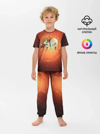 Детская пижама с брюками / Cat 50/50