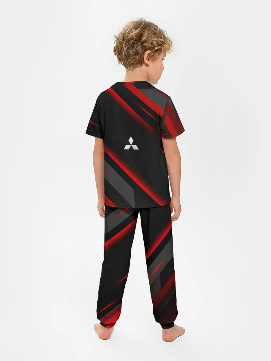 Детская пижама с брюками / Митсубиси геометрия