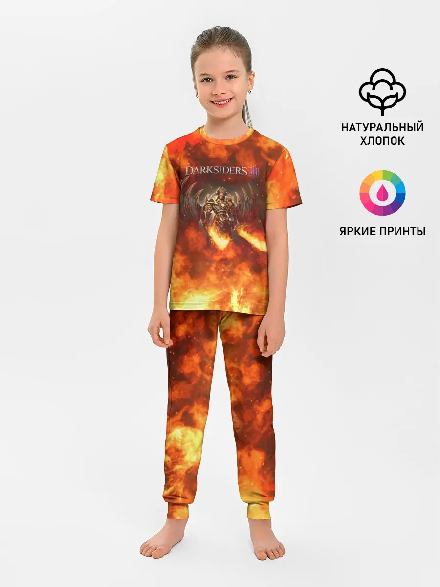 Детская пижама с брюками / Darksiders 3 | Гнев Войны 3
