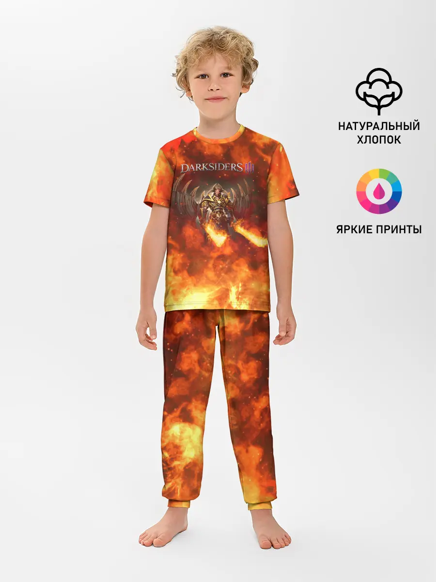 Детская пижама с брюками / Darksiders 3 | Гнев Войны 3