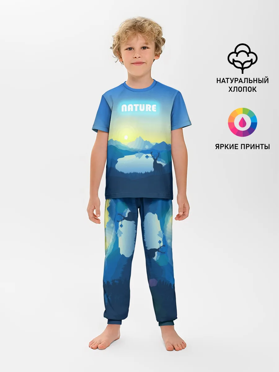 Детская пижама с брюками / NATURE