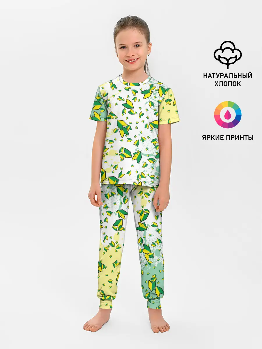 Детская пижама с брюками / JDM | ПАТТЕРН | ЯПОНОВОД