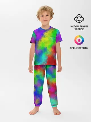 Детская пижама с брюками / Multicolored
