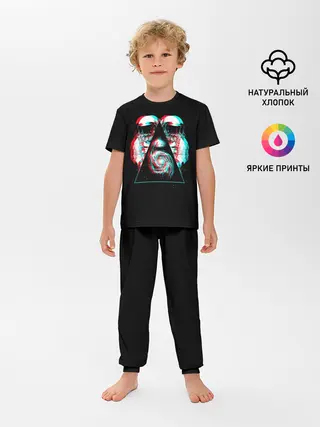 Детская пижама с брюками / Cosmo Glitch