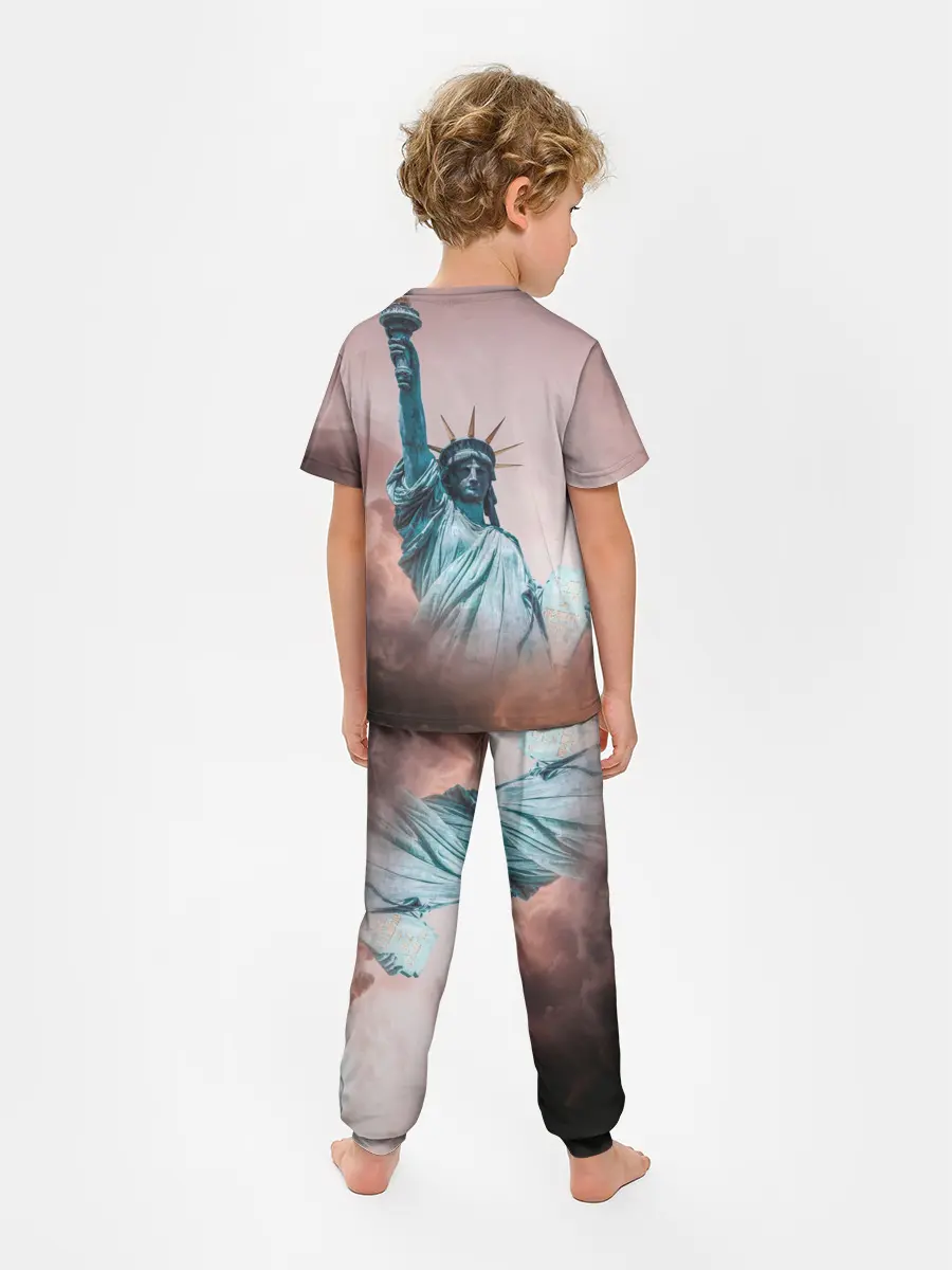 Детская пижама с брюками / Статуя свободы