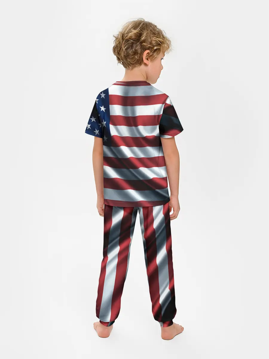 Детская пижама с брюками / Символика Америки