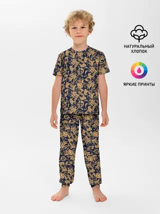 Детская пижама с брюками / классические узоры