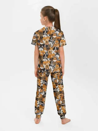 Детская пижама с брюками / Разные Собаки