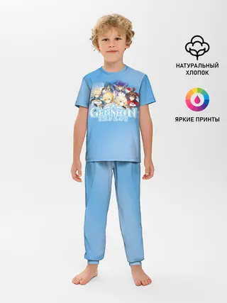 Детская пижама с брюками / Genshin Impact