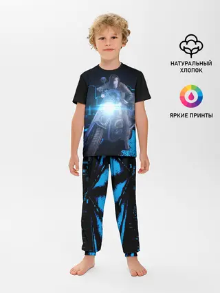 Детская пижама с брюками / Баджи На Байке