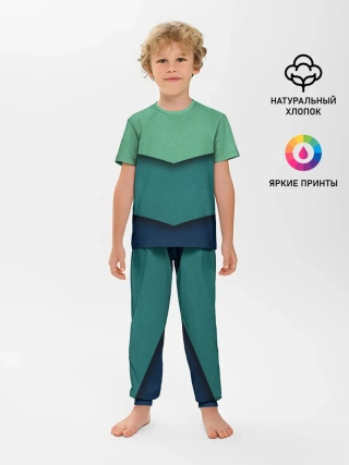 Детская пижама с брюками / Текстура бумаги