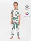 Детская пижама с брюками / Милый крокодил