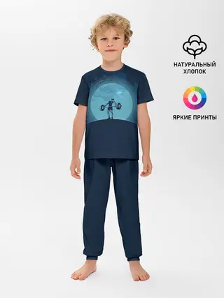 Детская пижама с брюками / Тяжёлая атлетика