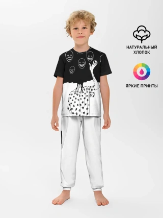 Детская пижама с брюками / Многоликий | Multi face