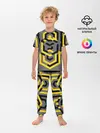 Детская пижама с брюками / Геометрия узор