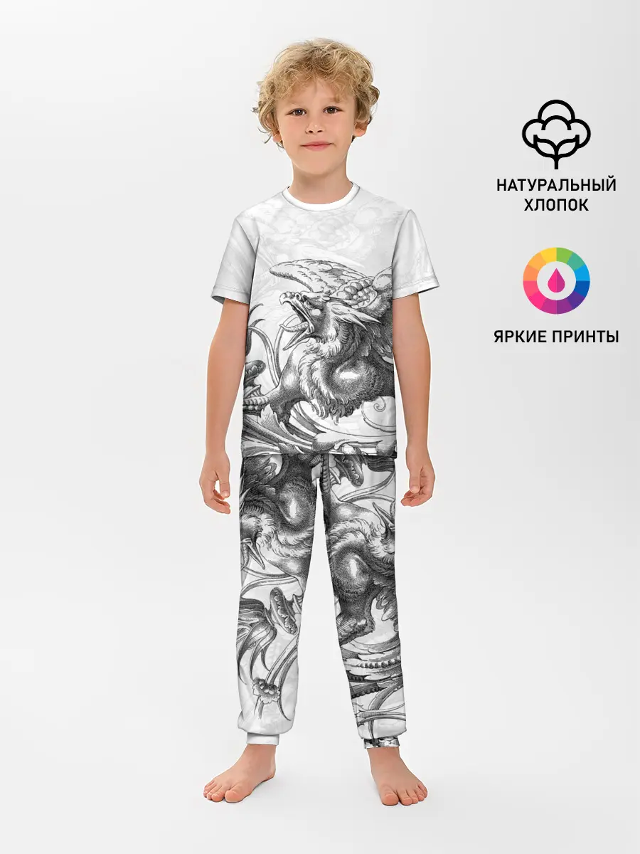 Детская пижама с брюками / Грифон