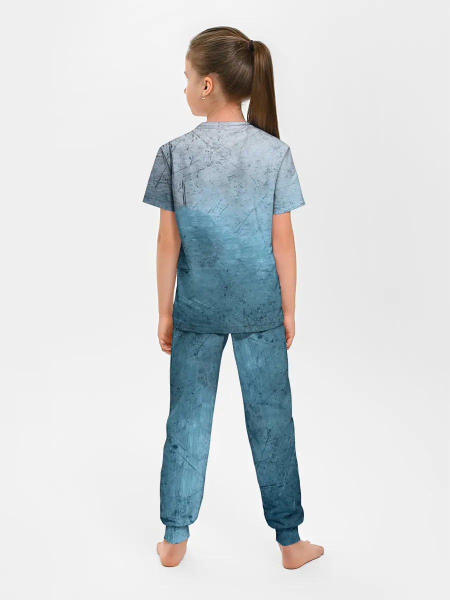 Детская пижама с брюками / Blue Glass
