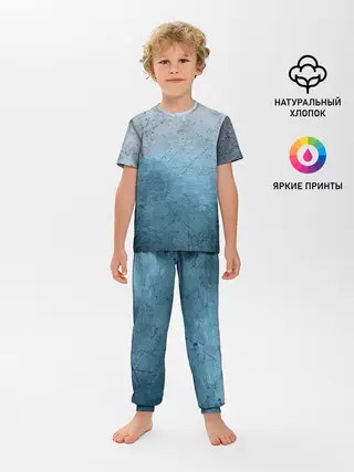 Детская пижама с брюками / Blue Glass