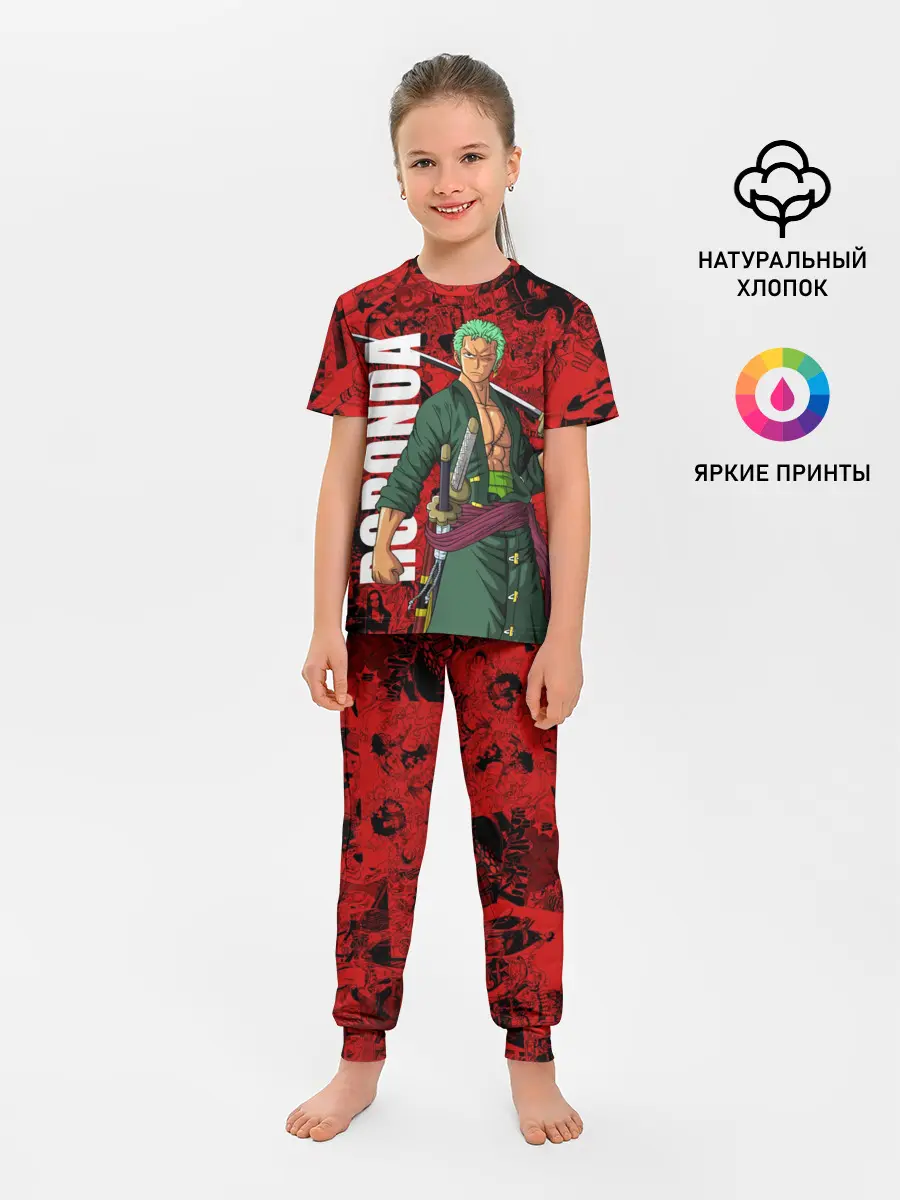 Детская пижама с брюками / Ророноа Зоро, One Piece