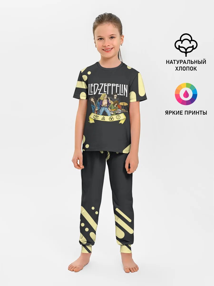 Детская пижама с брюками / LED ZEPPELIN | ЛЕД ЗЕППЕЛИН
