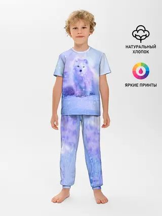 Детская пижама с брюками / Полярная Лисица