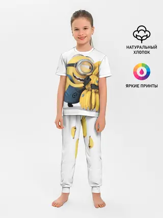 Детская пижама с брюками / Банан