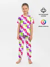 Детская пижама с брюками / Абстрактный яркий узор