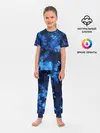 Детская пижама с брюками / Blue Abstraction