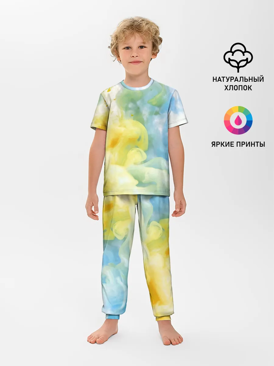 Детская пижама с брюками / Coloful Smoke
