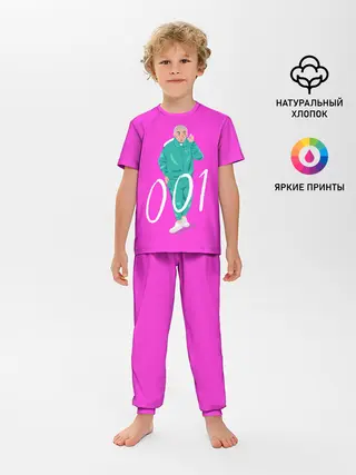Детская пижама с брюками / Player 001