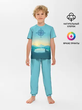 Детская пижама с брюками / туризм