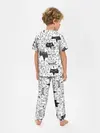 Детская пижама с брюками / КОТЫ BLACK
