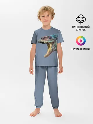 Детская пижама с брюками / Хищный динозавр | Dino