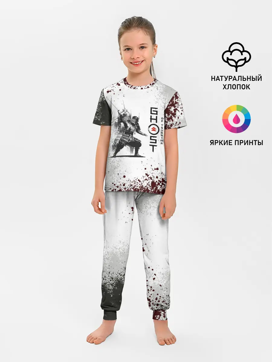 Детская пижама с брюками / Ghost of Tsushim | Призрак Цусима