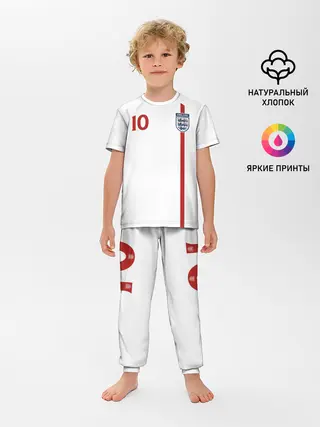 Детская пижама с брюками / Майкл Оуэн Англия Ретро