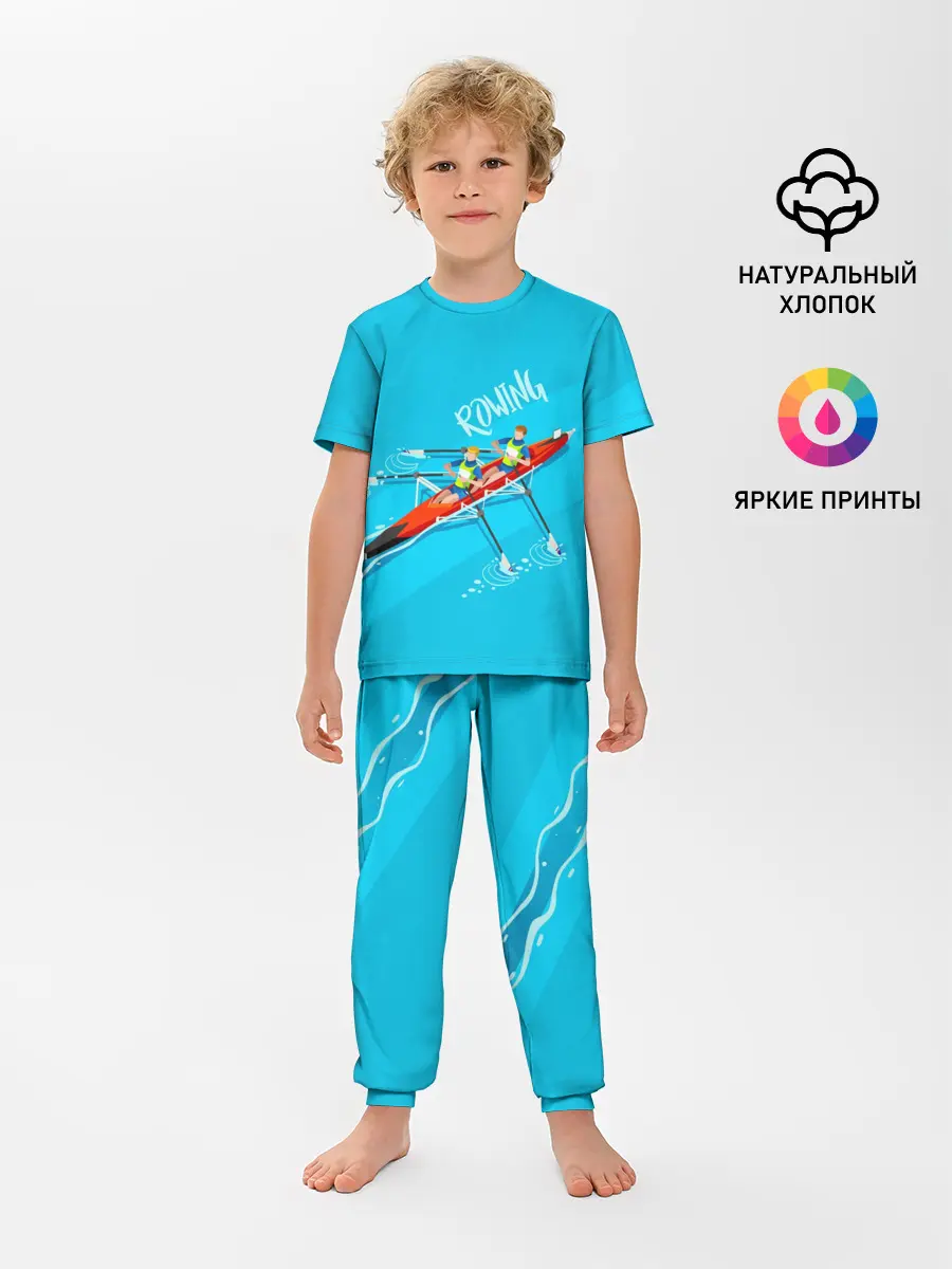 Детская пижама с брюками / Rowers