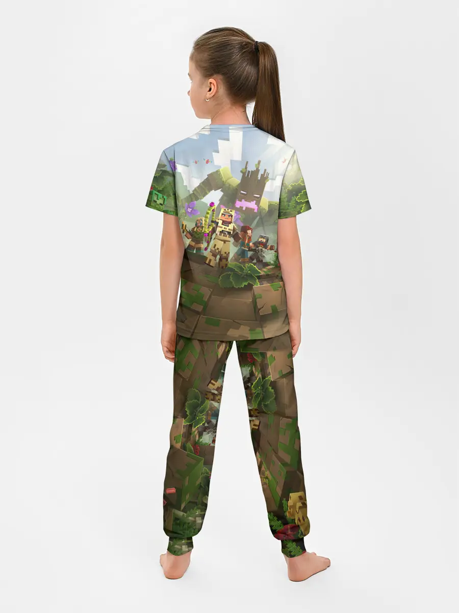 Детская пижама с брюками / МАЙНКРАФТ ГЕРОИ ПРОТИВ ЗЛА