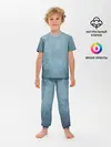 Детская пижама с брюками / Оттенки синего
