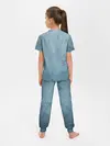 Детская пижама с брюками / Оттенки синего