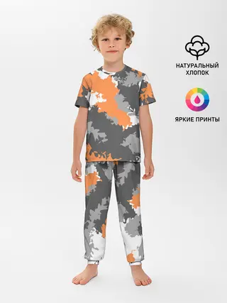 Детская пижама с брюками / Камуфляж