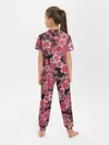 Детская пижама с брюками / Иероглифы и Сакура 3D