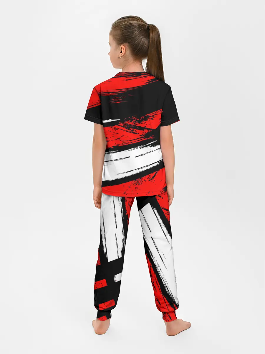 Детская пижама с брюками / Форма для мотокросса FOX