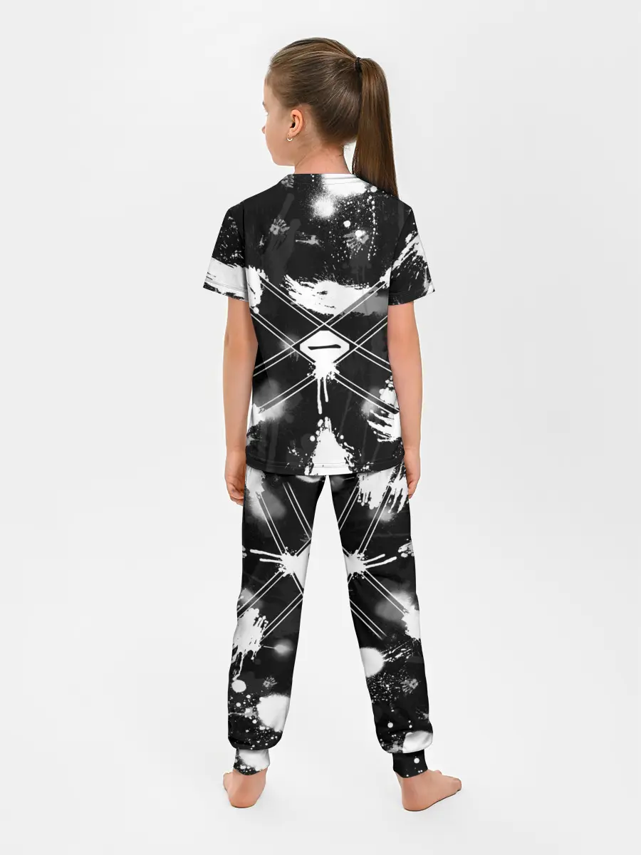 Детская пижама с брюками / БЛИЧ ШИНИГАМИ ЛОГО НА СПИНЕ