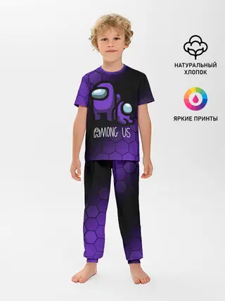 Детская пижама с брюками / AMONG US - DARK