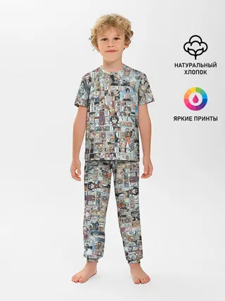 Детская пижама с брюками / MANGA PATTERN