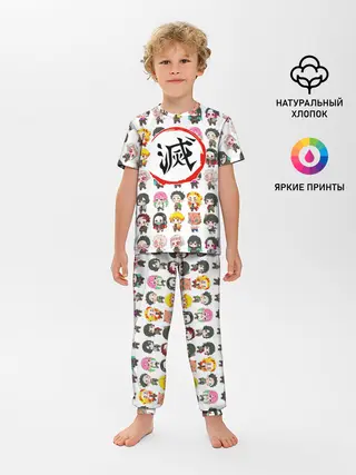 Детская пижама с брюками / Клинок, рассекающий демонов ПЕРСОНАЖИ